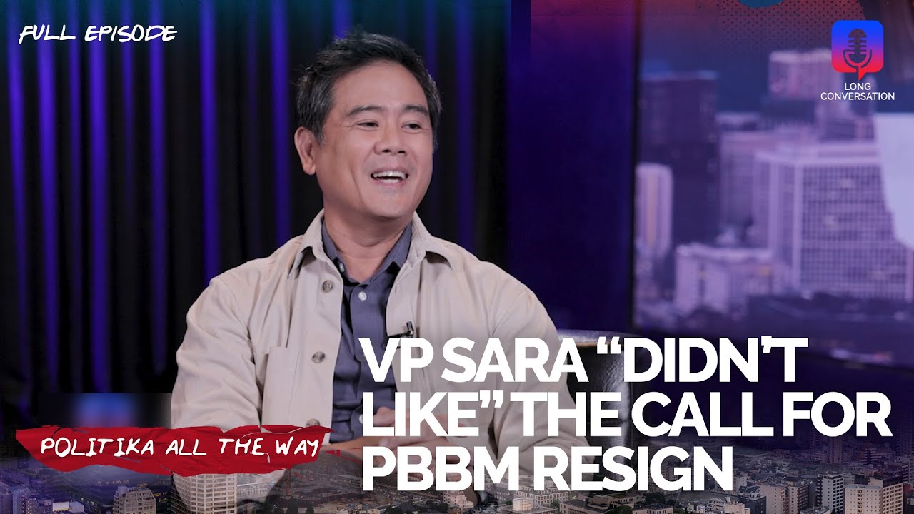 Jimmy Bondoc explains why VP Sara opposed the calls for PBBM to resign | Politika All The Way