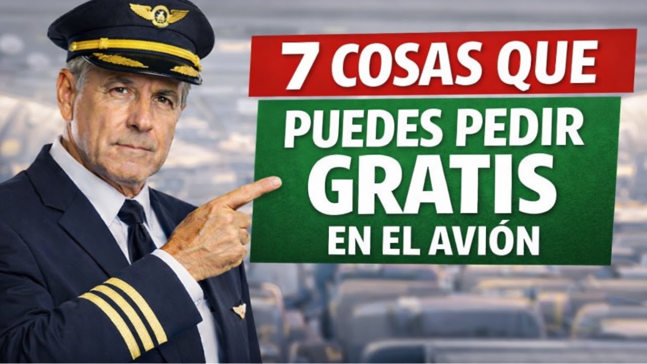 Ex Capitán Revela 7 Cosas Que Puedes Pedir Gratis Al volar en avión