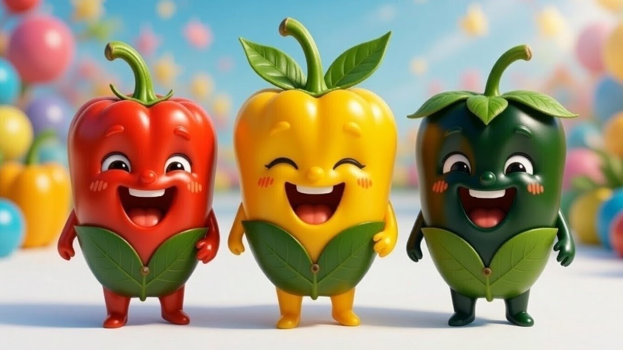Paprika Kinderlied – Die bunte Paprika tanzt! | MiniMelodien  