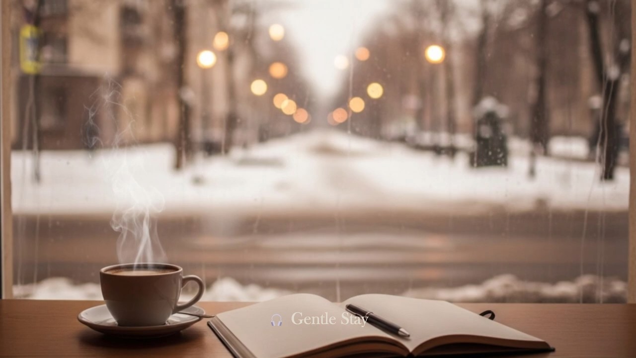 카페 창가에서 · 겨울의 여운 🎹 At the Café Window · Lingering Winter
