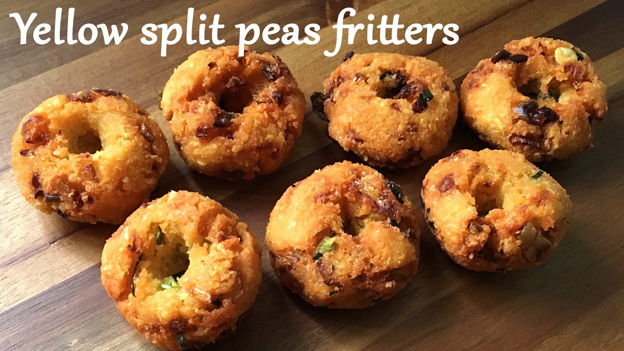 Easy Crispy Yellow Split Peas Fritters
