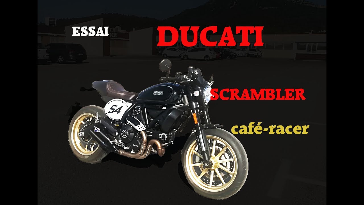Fabike #Essai Ducati scrambler café racer / La plus cool des Ducat