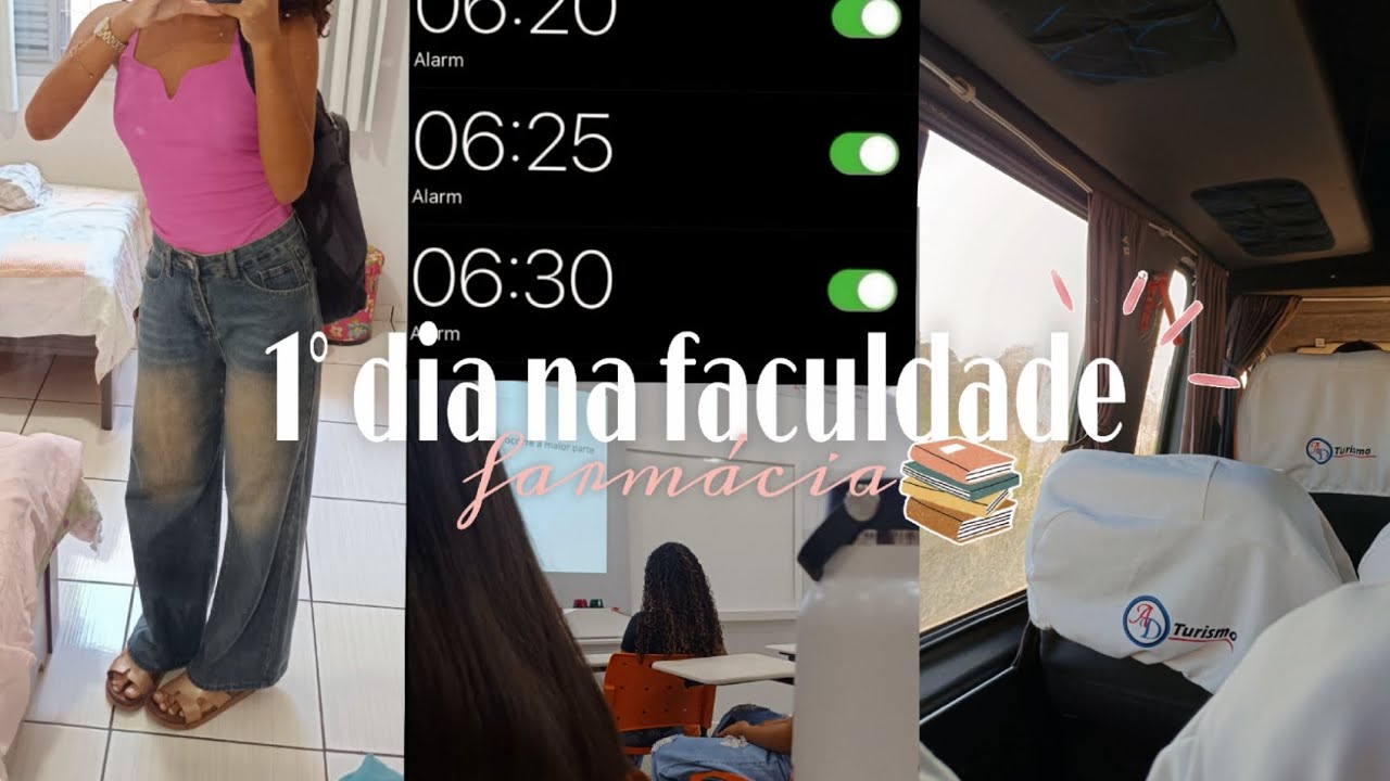 Primeiro dia de aula na faculdade 🧪📚