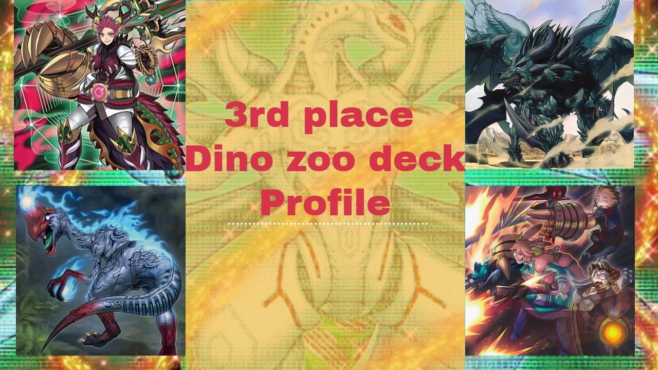 Locals 3rd Place 50 card Dinosaur Zoodiac deck profile!