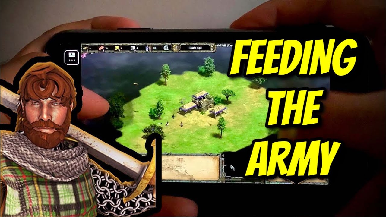 FEEDING THE ARMY on iPhone | AoE II: Definitive Edition