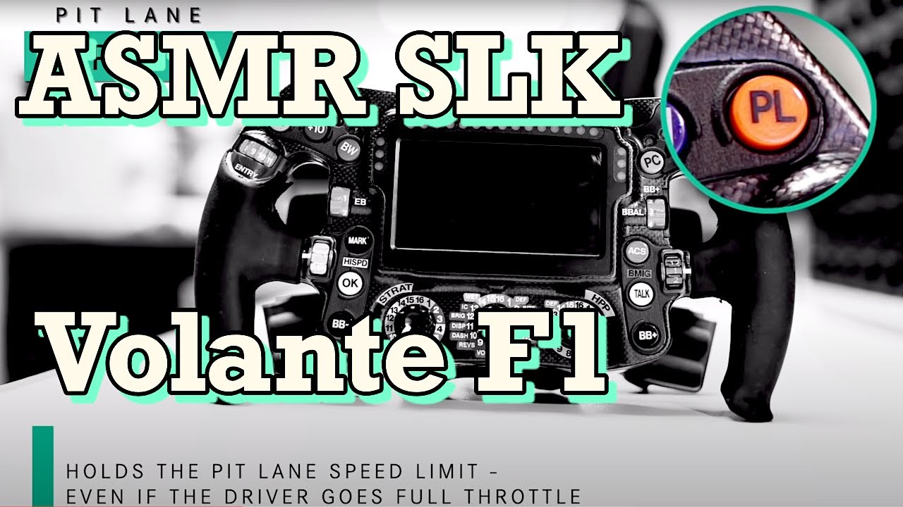 ASMR SLK voce rilassante il volante delle F1 2021