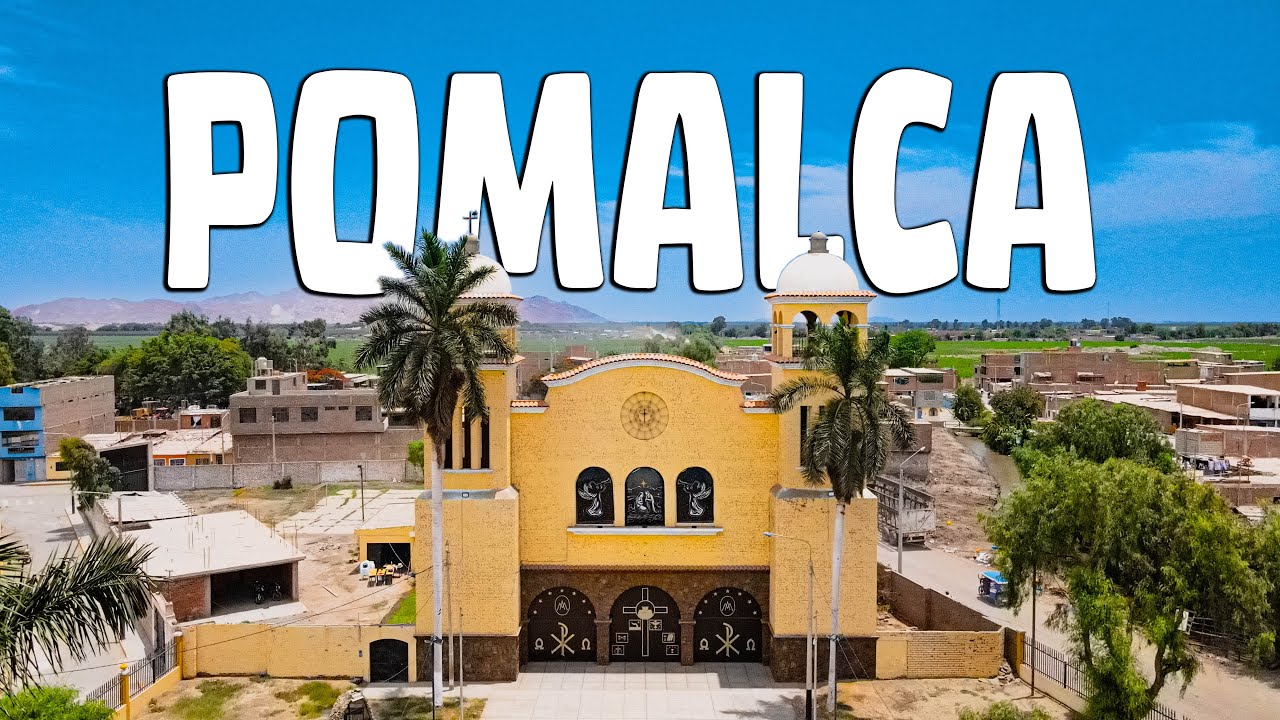 Distrito de POMALCA │CHICLAYO│ vistas con DRONE 4K - Lambayeque