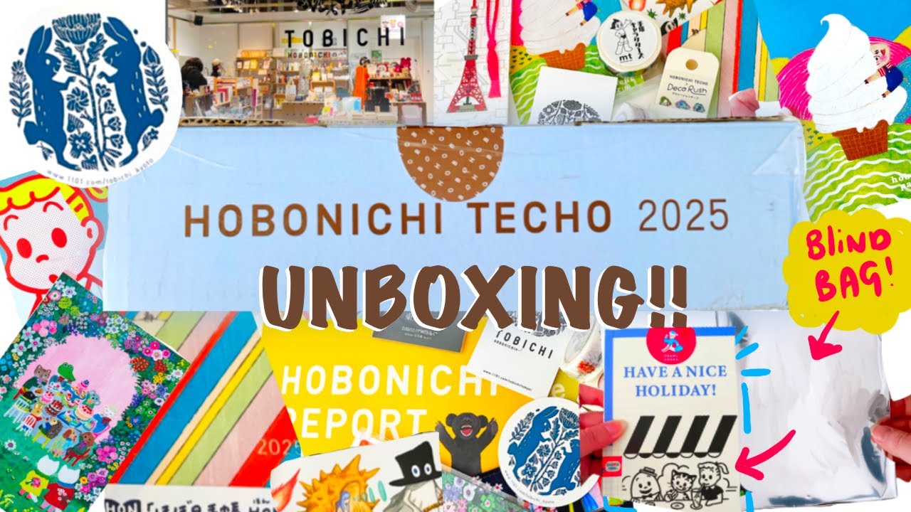 Hobonichi Unboxing 2025 Journal and Cover Picks