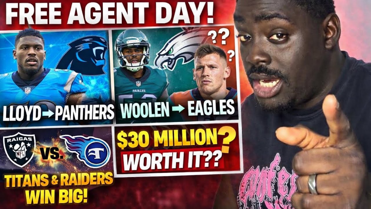 Shocking Free Agency Moves😳Panthers, Giants , Titans & Raiders Cooking 🔥 Trey Demanding 30 Million??