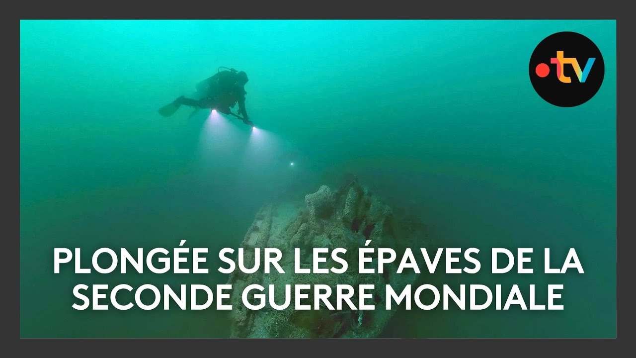 🌊 Plongée sur les épaves de la Seconde Guerre mondiale au large des côtes normandes