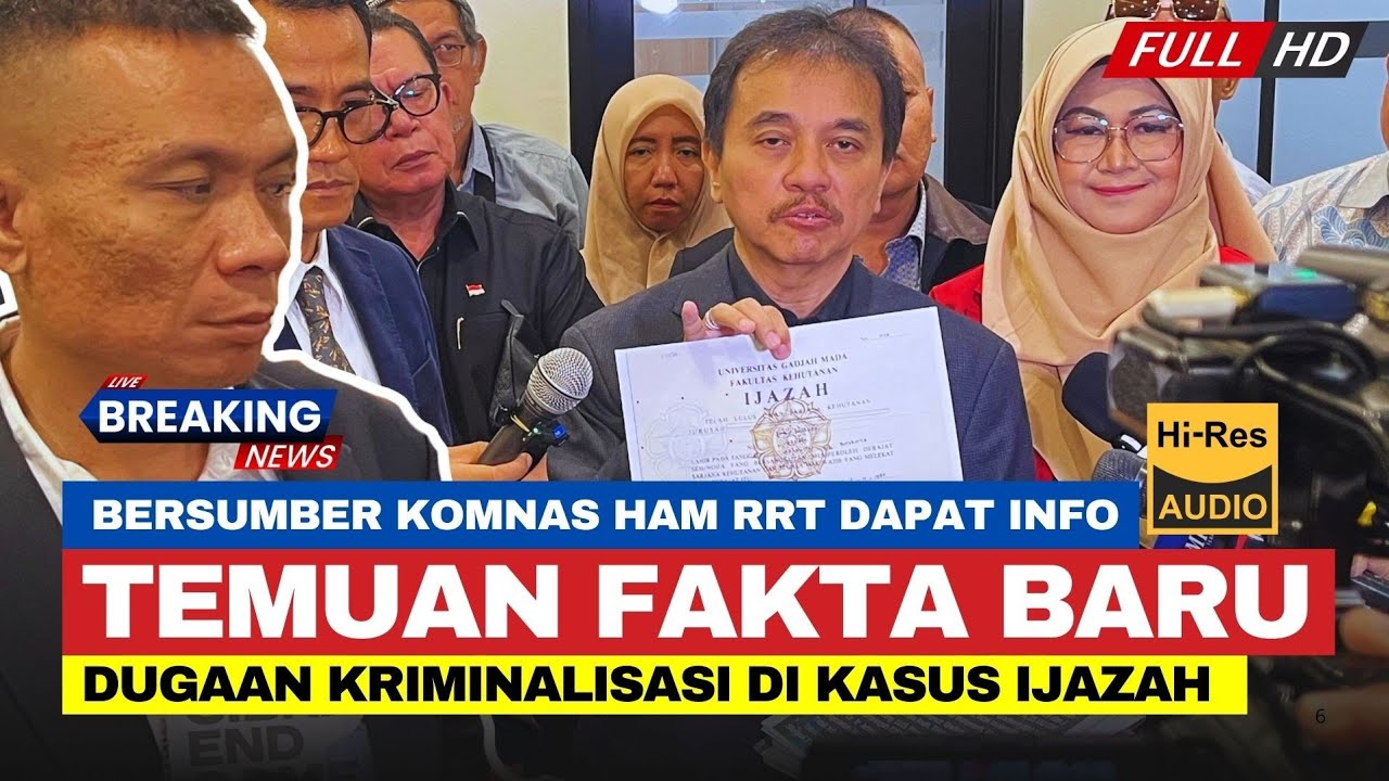🔴 RRT Temukan Fakta Baru Dari Komnas HAM❗️Dugaan Kriminalisasi di Kasus Ijazah Jokowi ⁉️
