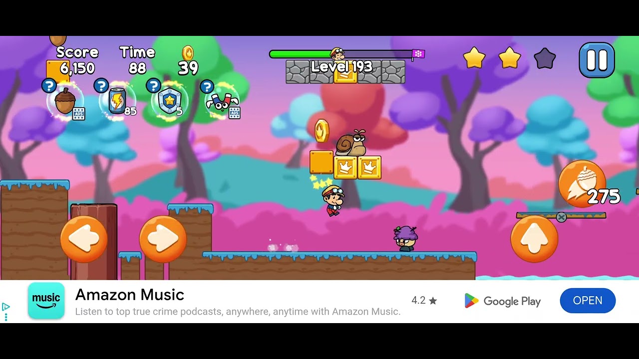 Leo's adventure jungle escape -Level 193-Game video #gameprogramming #gaming #gameplay 