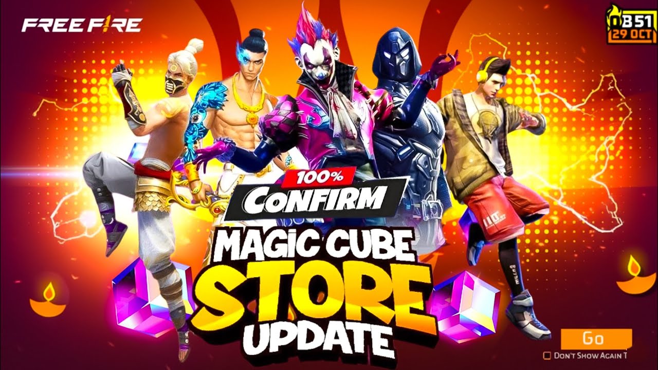 OB51 MAGIC CUBE STORE UPDATE CONFIRM😱| 29 OCTOBER NEW MAGIC CUBE BUNDLE CONFIRM| FREE FIRE NEW EVENT