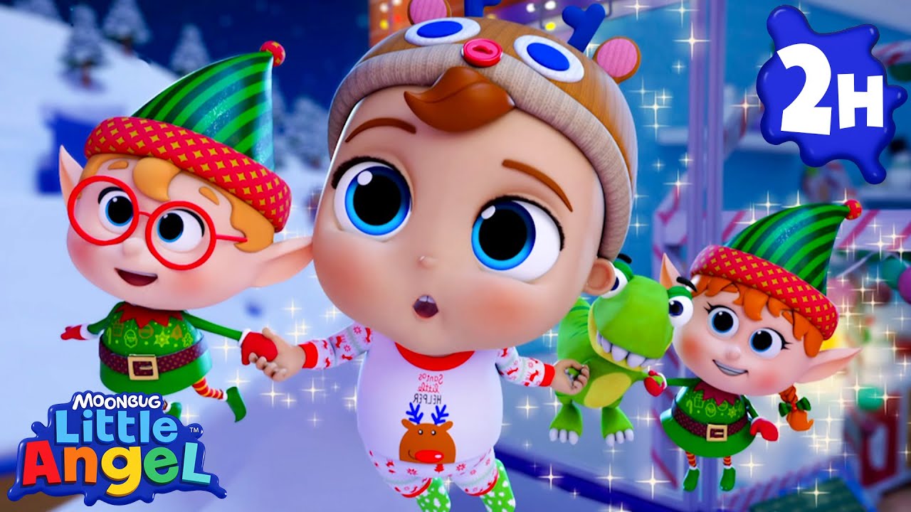 Jingle Bells Christmas Magic! +More! | Best of Little Angel Kids Songs & Nursery Rhymes