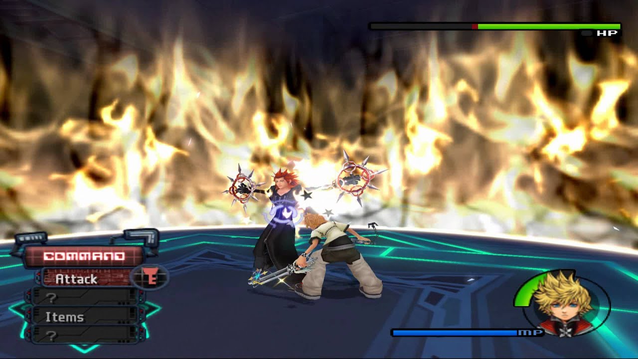KH2FM Roxas VS Axel (W/Cutscene)