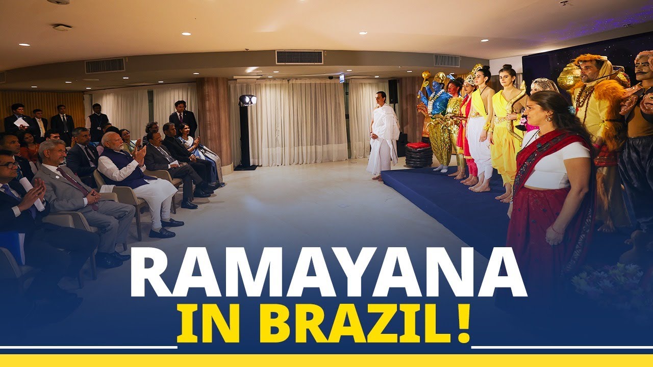 LIVE: PM Modi witnesses Ramayana performance in Rio de Janeiro, Brazil