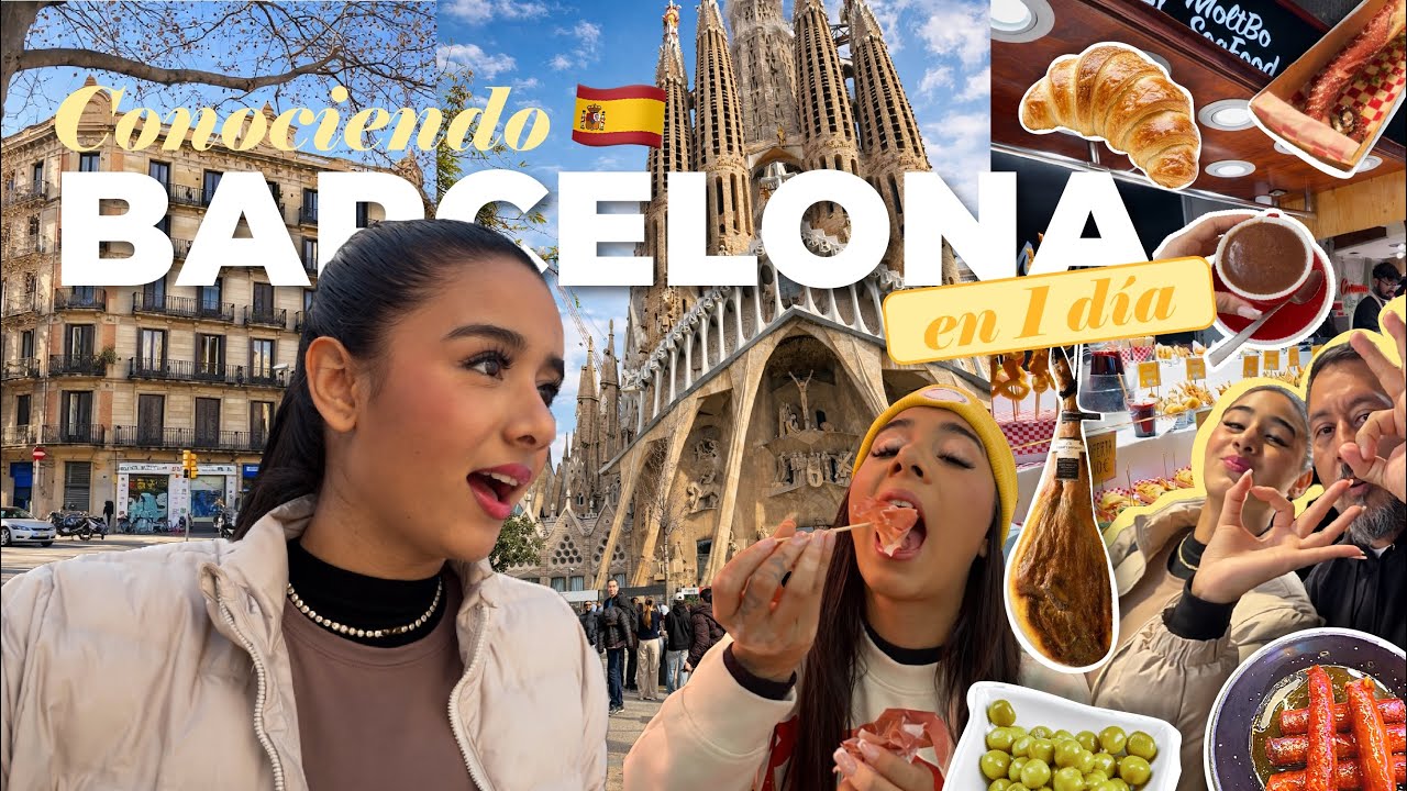Barcelona en 24 horas🇪🇸😳 ¿SI SE PUEDE?