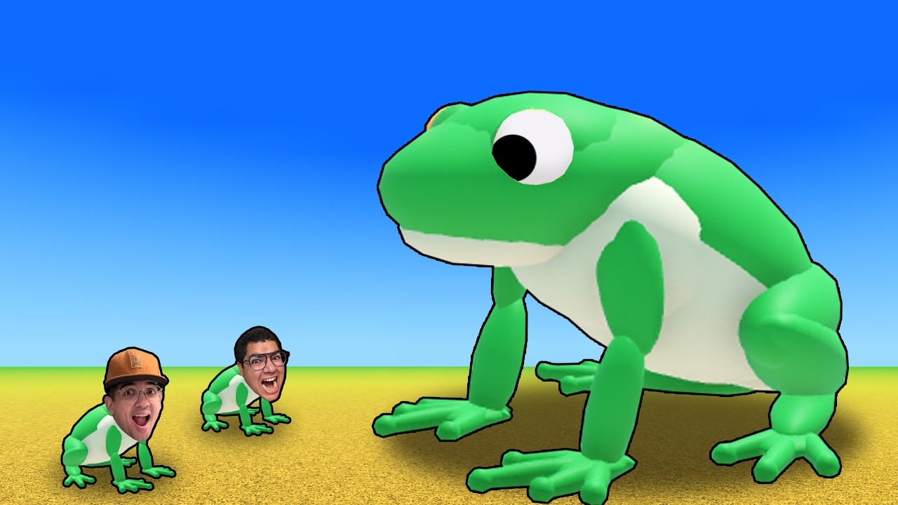 VIRAMOS MINI SAPINHOS NO MUNDO DOS SAPOS GIGANTES! (fomos devorados?)