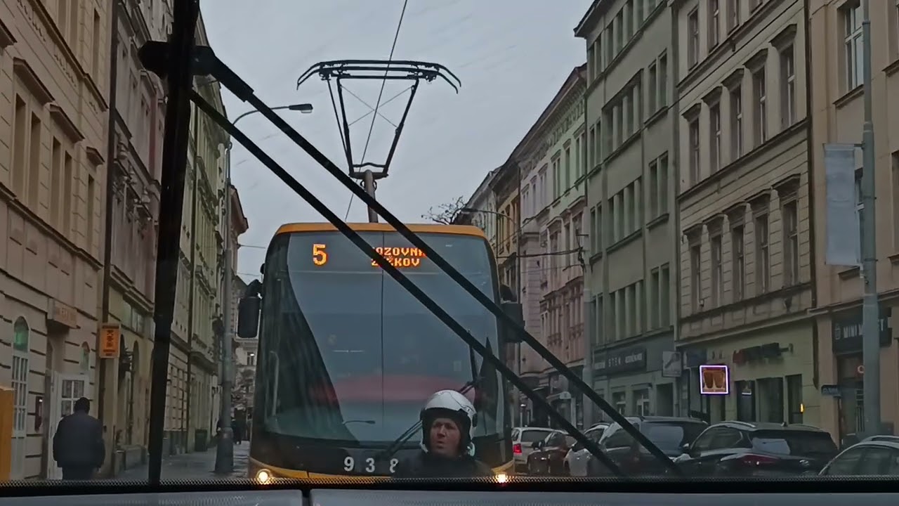 774. 4 2 2026. Praha2. Маршрут трамвая 9.