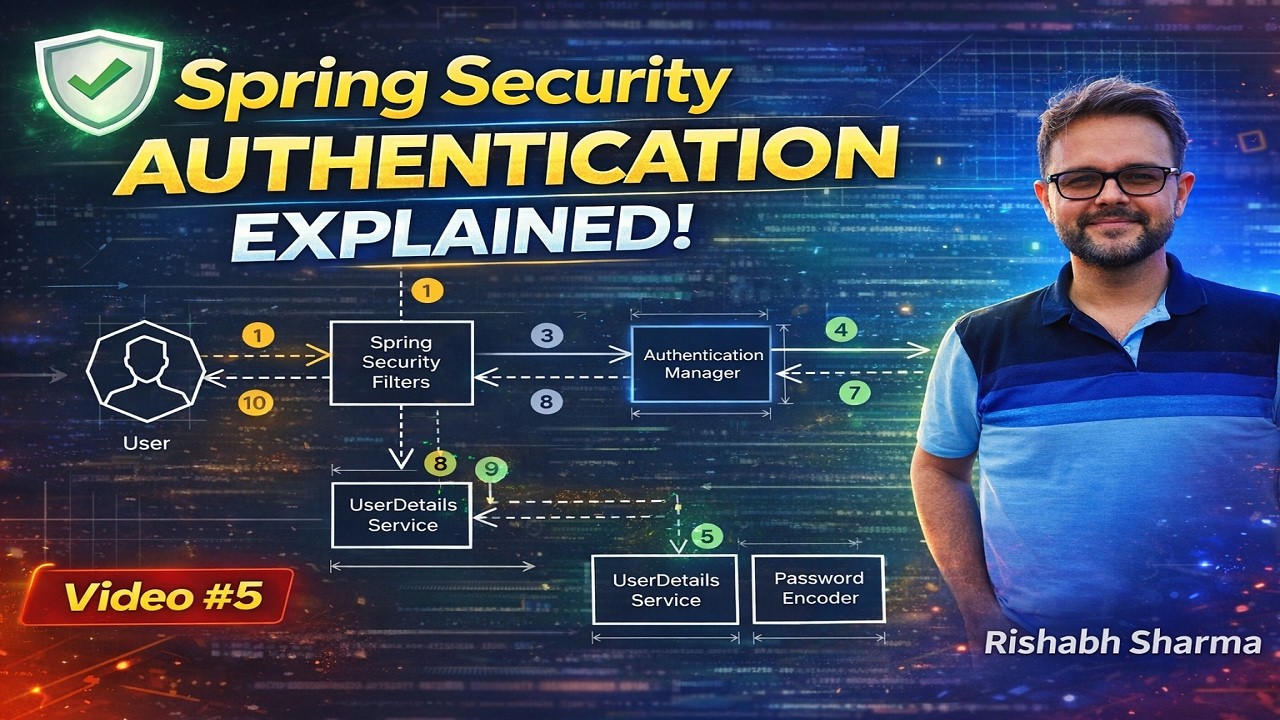 How Spring Security Authentication REALLY Works (Full Internal Flow) | Spring Security 7 |  Video #5