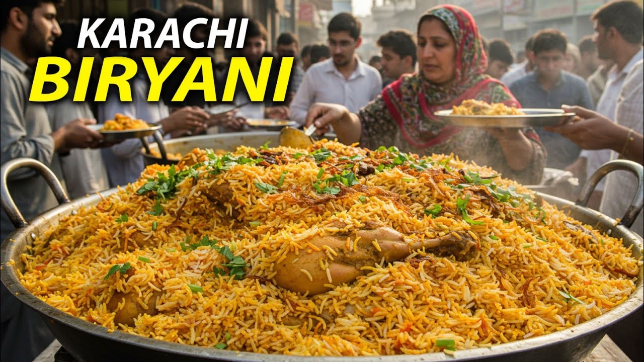 Karachi Best Biryani - Best Biryani in Pakistan - Karachi Street Food.