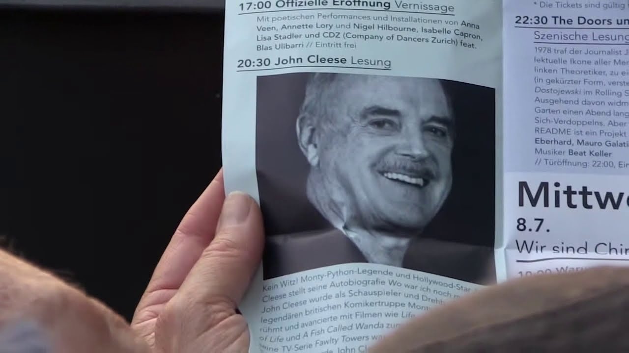 The artist formely known as John Cleese at Literaturopenair and Kaufleuten July 6th 2015