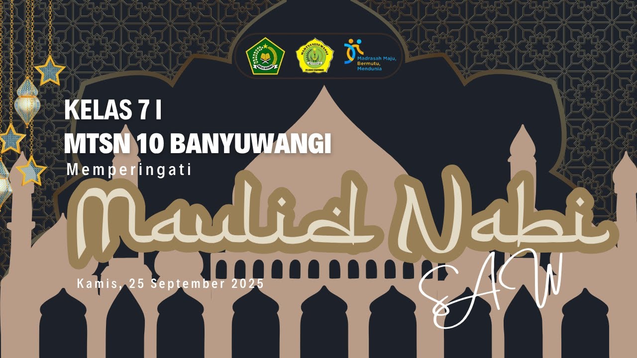 Kelas 7I Memperingati Maulid Nabi Muhammad SAW Tahun 2025