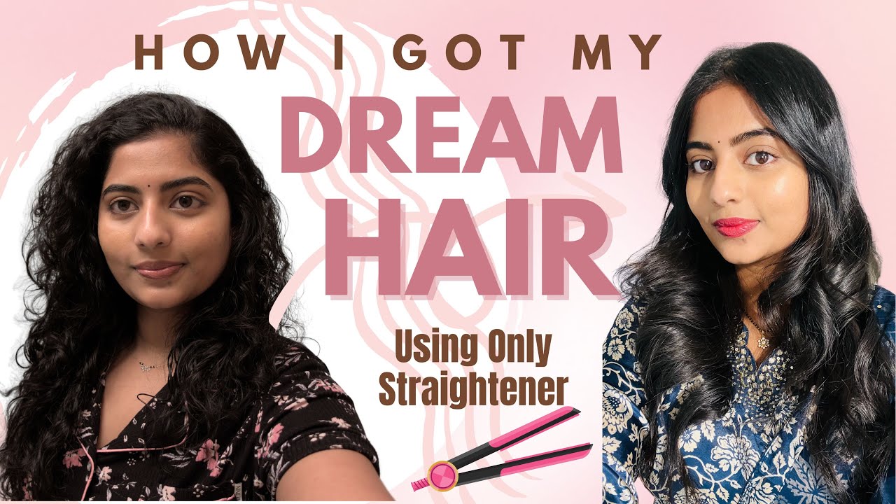 How I style my HAIR using only STRAIGHTENER -Hair care |AkhilaVarun | USA Telugu Vlogs| Tamada Media
