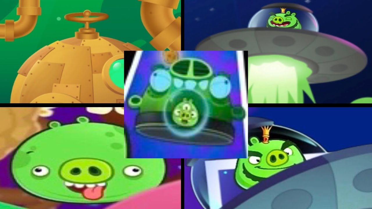 Angry Birds Space Reloaded All Bosses (Up To Brass Hog)