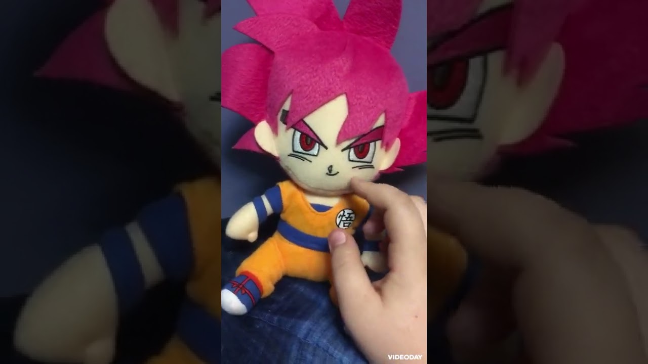 Sitting Super Saiyan God Goku Plush Review. My first YT video
