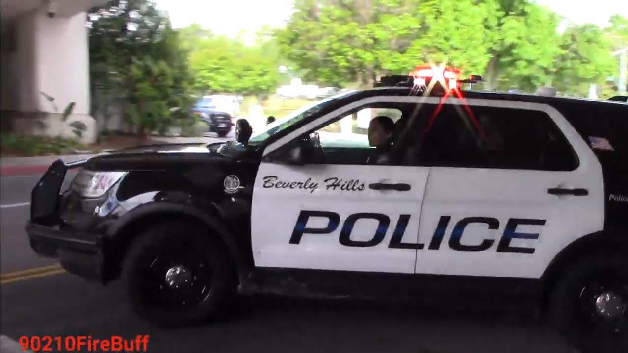 Beverly Hills Police Dept. Responding