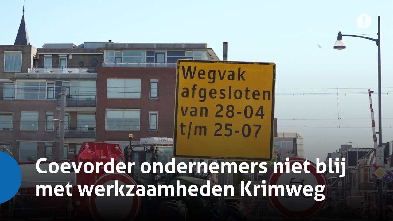 ZO!34 - Ondernemers Coevorden niet blij met werkzaamheden