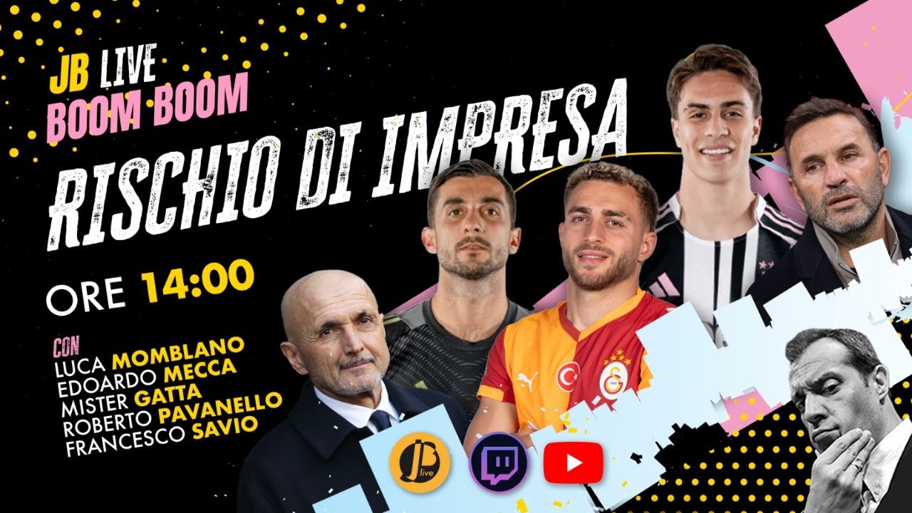 BOOM BOOM TOCCA ALLA JUVE, MA OGGI CI CREDIAMO DI PIÙ: VERSO IL GALA MOMBLANO & ospiti