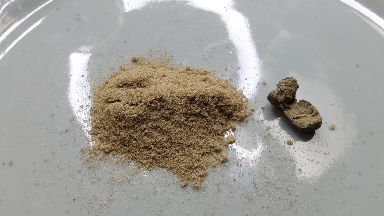 Homemade Hand Rolled Hash