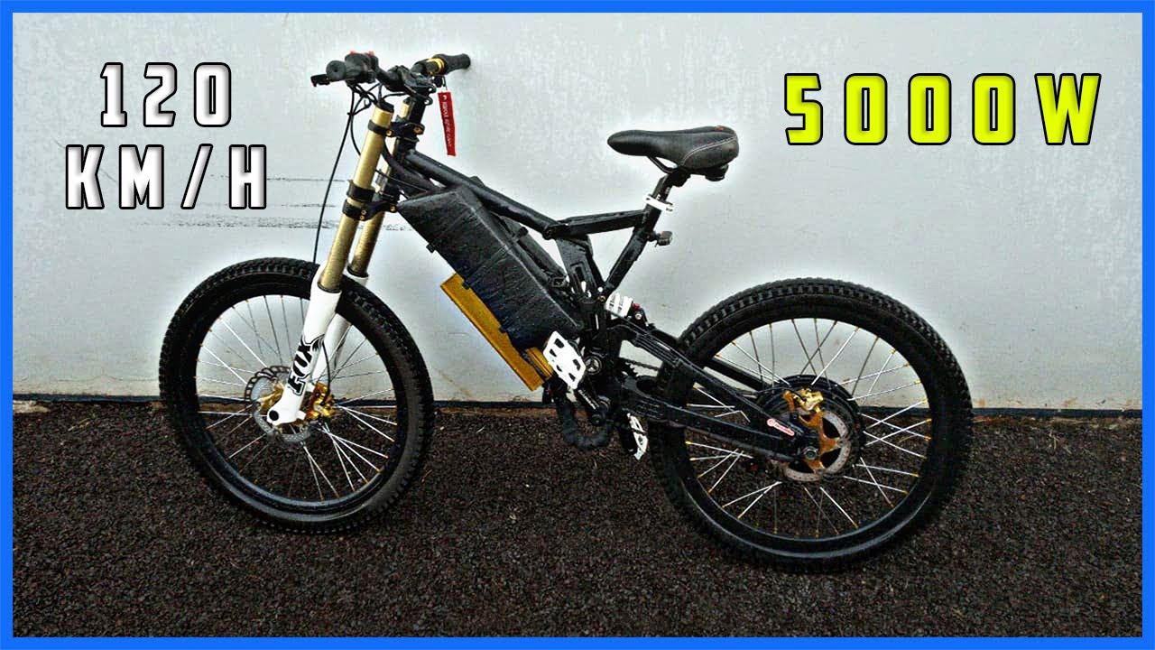 Bike Elétrica 72v 5000w 120 KM/h| Feita em casa