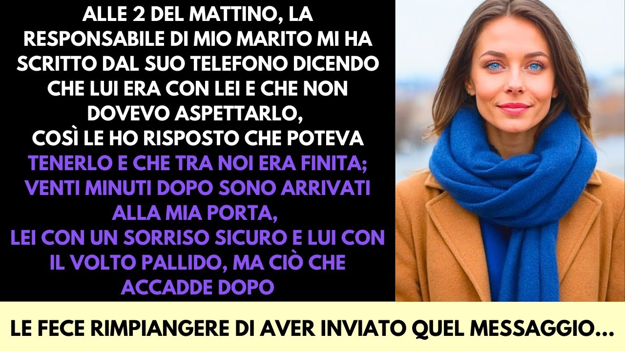 Alle 2 di Notte, la Capo di Mio Marito Disse “È Mio”—Ma la Mia Calma Ha Finito il Suo Retaggio