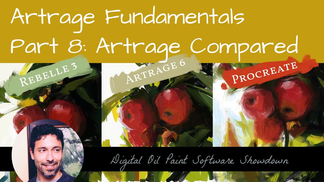 Digital Painting Software Compared Artrage vs Procreate vs Rebelle 3