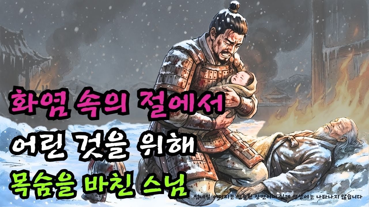 10년 동안 숨겨온 왕손의 비밀이 드러나자 자객들이 들이닥쳐 절에 불을 지르다 | 조선시대 민담