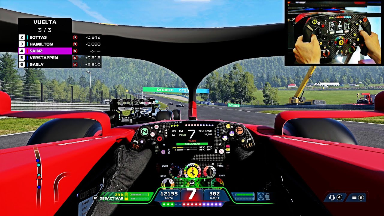 FIRST TIME ONBOARD F1 SCUDERIA FERRARI SF1000 THRUSTMASTER OFICIAL EDITION F1 2021 GAMEPLAY AUSTRIA