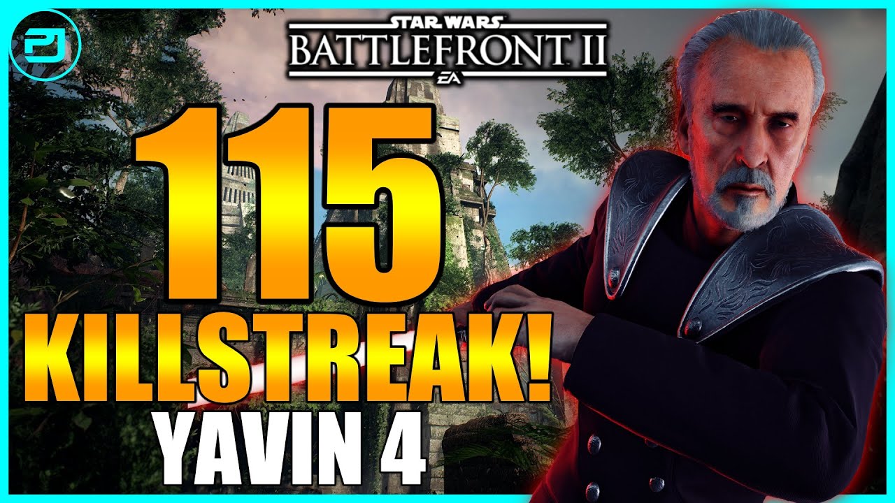 Star Wars Battlefront 2 115 Count Dooku Killstreak