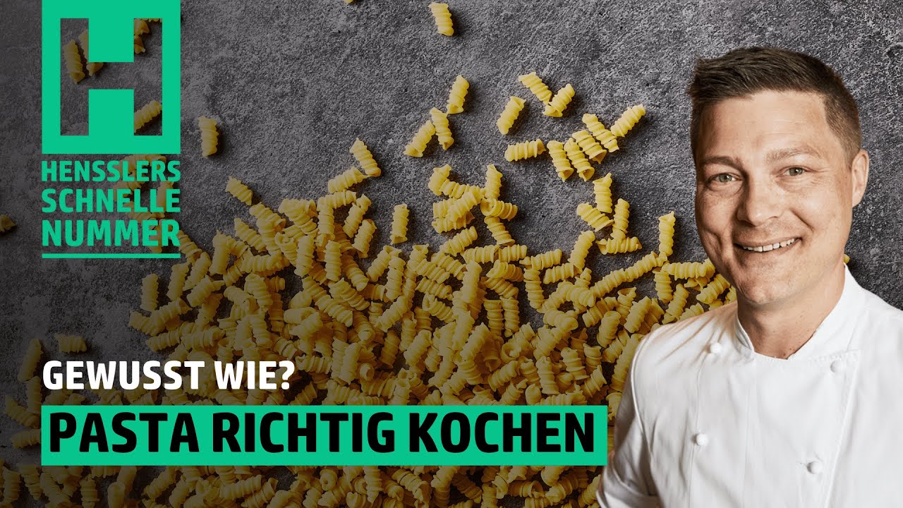 Schnelles Pasta richtig kochen Rezept von Steffen Henssler