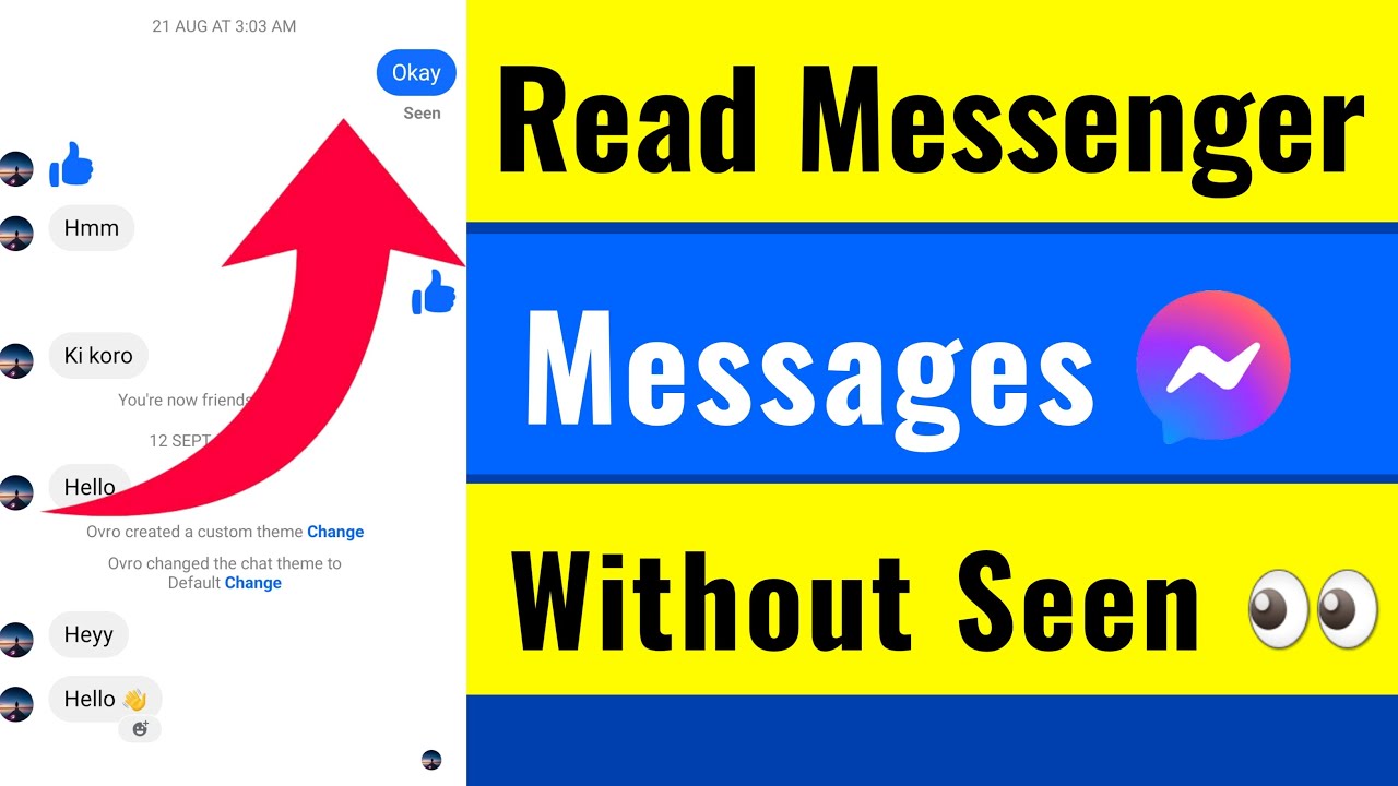 How to Read Messenger Messages Without Seen | Secret Messenger Trick