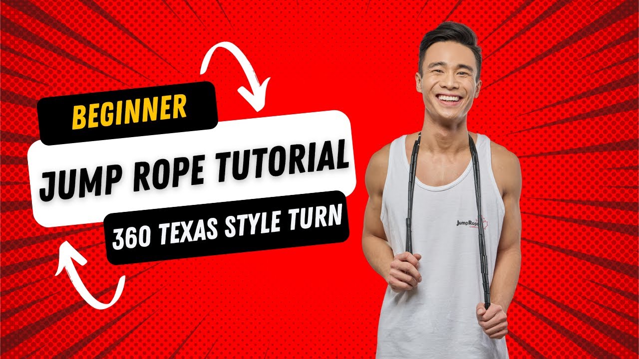 JUMP ROPE Beginner Program - 360 Texas Style Turn // @JumpRopeCanada.ca