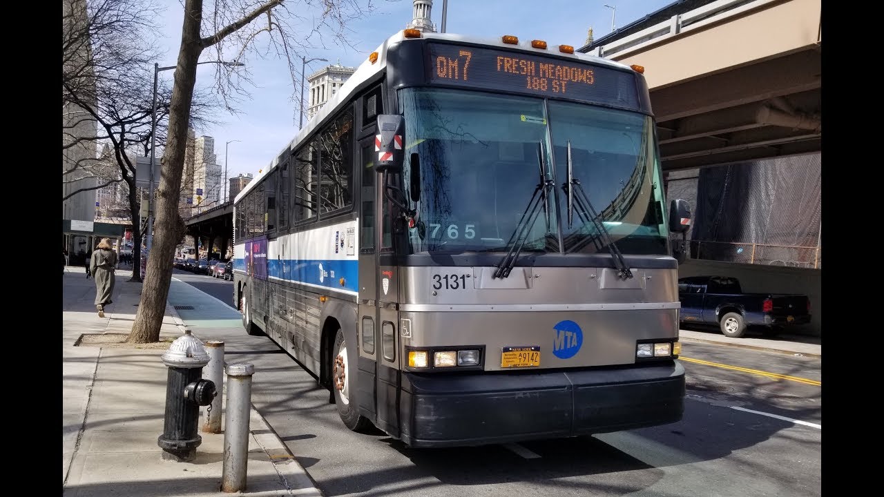 MTA Bus: On Board MCI D4500CL [#3047] QM7 EXP Bus to Fresh Meadows via Queens Midtown Tunnel