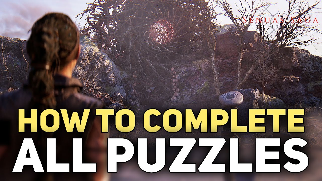 Senua's Saga Hellblade II - All Puzzle Solutions Walkthrough (Rune Gates, Blue Flames, Stone Altars)