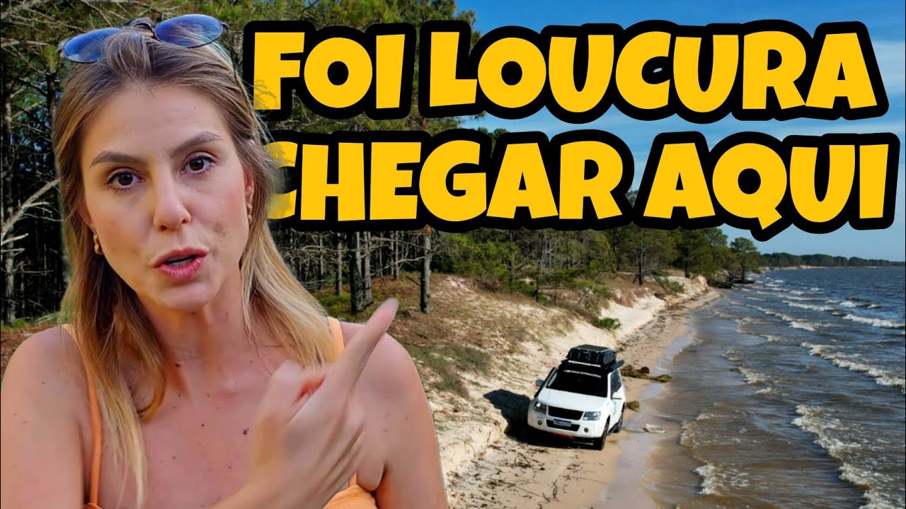 Momentos de tensão, sozinhos na Lagoa dos Patos de Motorhome 4x4 | Ep24 #lagoadospatos