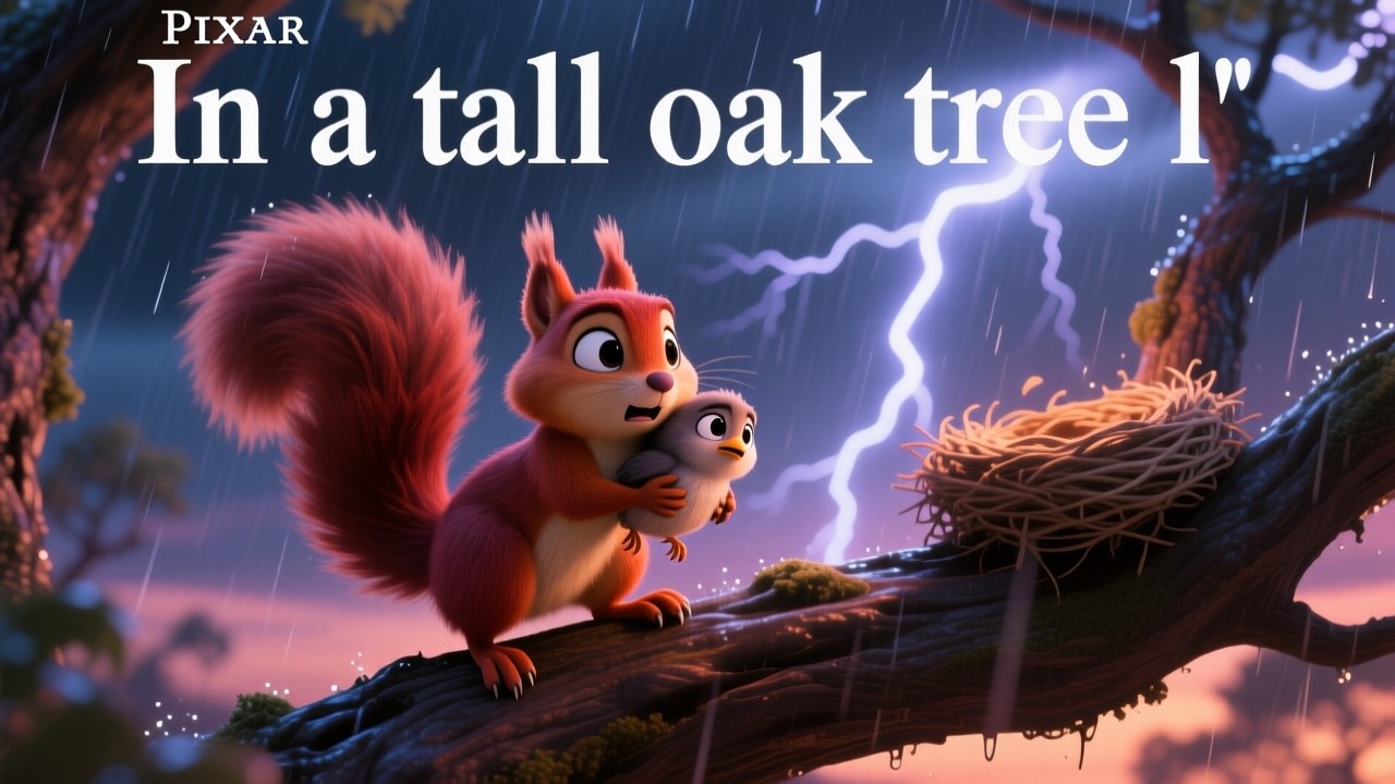 The Brave Little Squirrel | Animated Moral Story for Kids | Inspirational Kids Story |