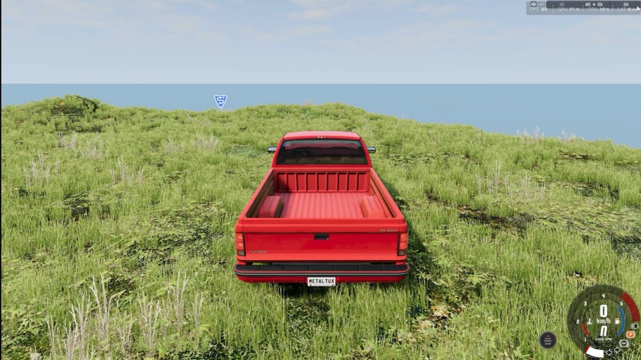 Tirándome por una montaña en Beamng drive parte 2