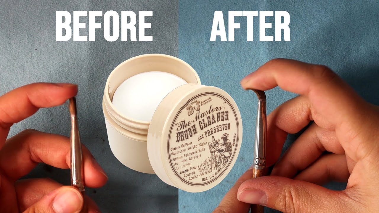 HOW TO Restrore Your PAINTBRUSHES! The Masters Brush Cleaner Review