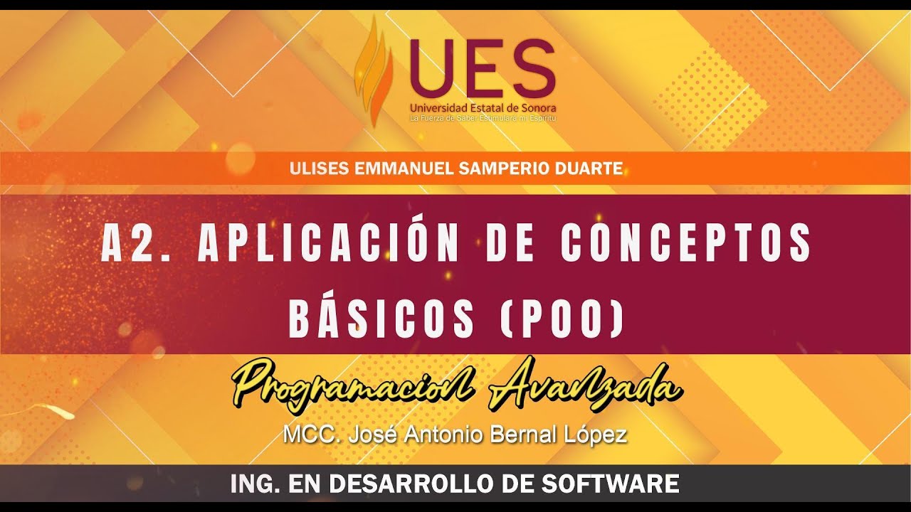 A2. Programación Avanzada - POO